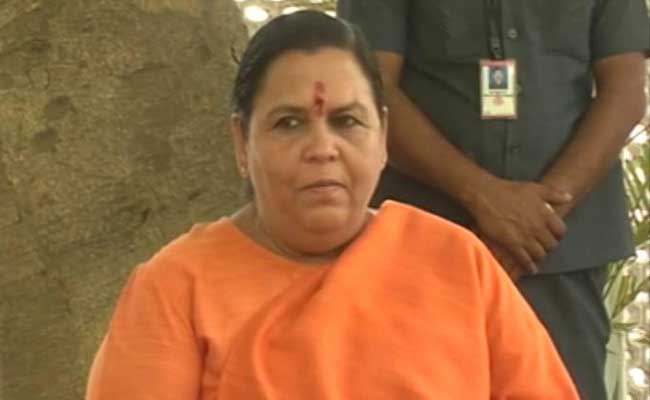 Uma Bharti Gets Sanitation, Water Supply, Skips Oath Ceremony