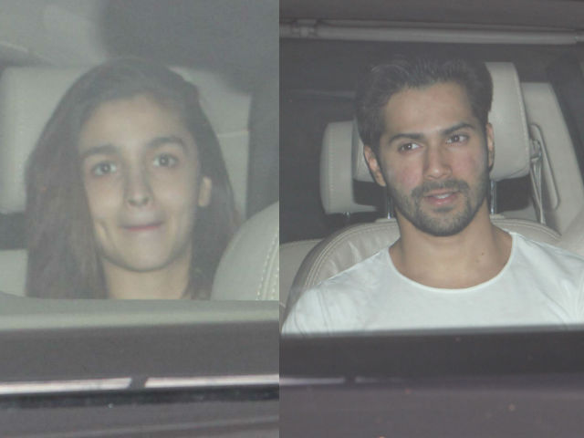 Alia Bhatt, Varun Dhawan Meet Karan Johar's Twins Again