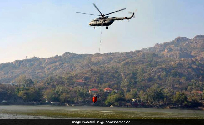 Fire Continues To Rage In Parts Of Mt Abu