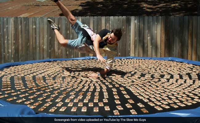 This Slow Motion Video Of A Man Jumping On 1,000 Mousetraps Is Crazy Viral