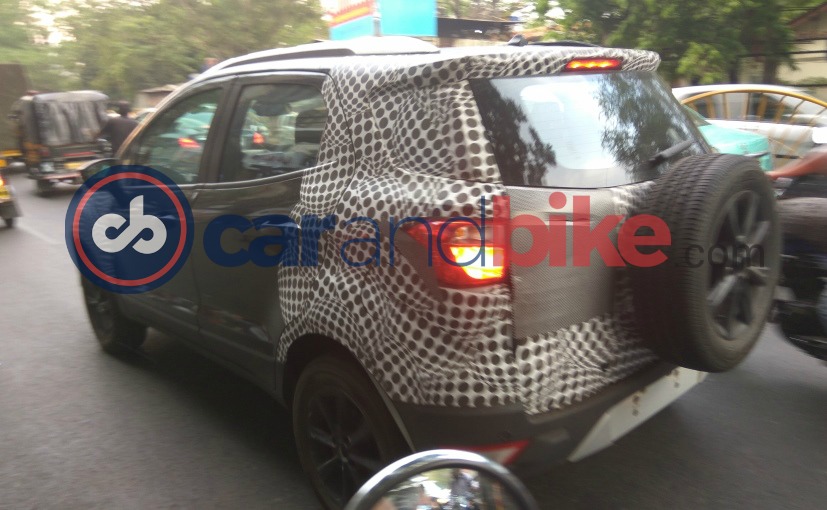 2017 Ford EcoSport Facelift Spied Testing In India