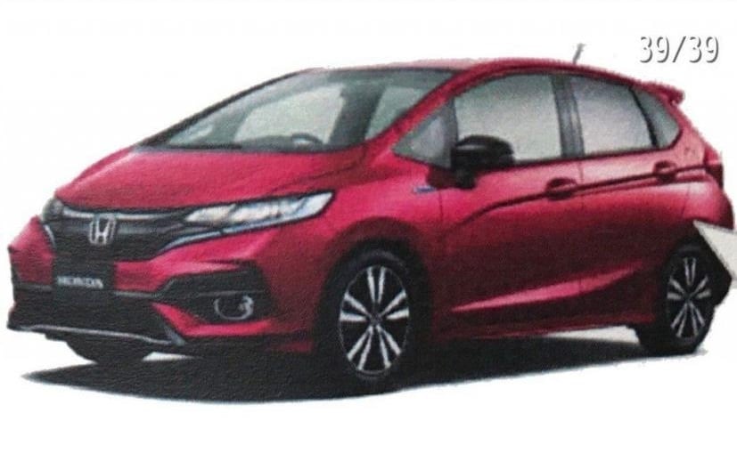 2018 Honda Jazz Facelift Leaked In Japan