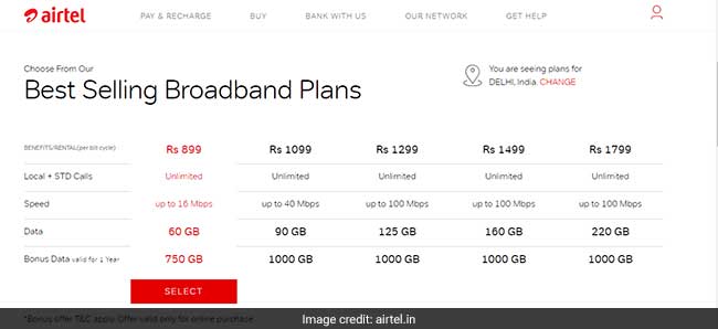 Airtel's Plan To Counter Jio's Broadband Entry: Bonus Data Up To 1,000GB