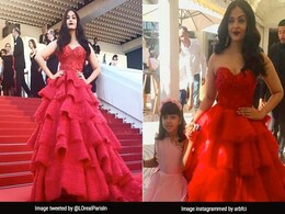 Cannes 2017: रेड कारपेट पर उतरने से पहले बेटी आराध्या का हाथ थामे दिखीं ऐश्वर्या Cannes 2017: रेड कारपेट पर उतरने से पहले बेटी आराध्या का हाथ थामे दिखीं ऐश्वर्या