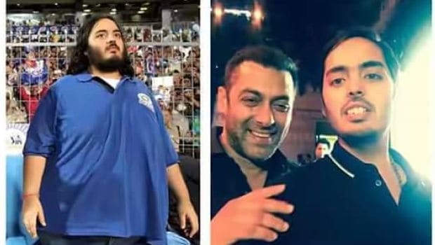 mukesh ambani son weight