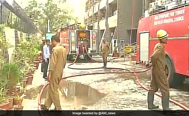 Fire in Delhi's Antriksh Bhawan