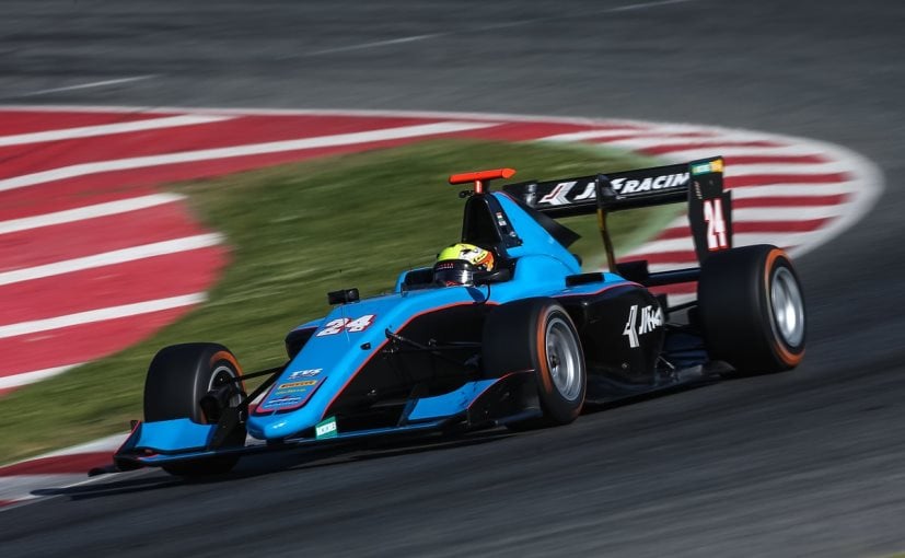 arjun maini jenzer motorsport gp3 series spain