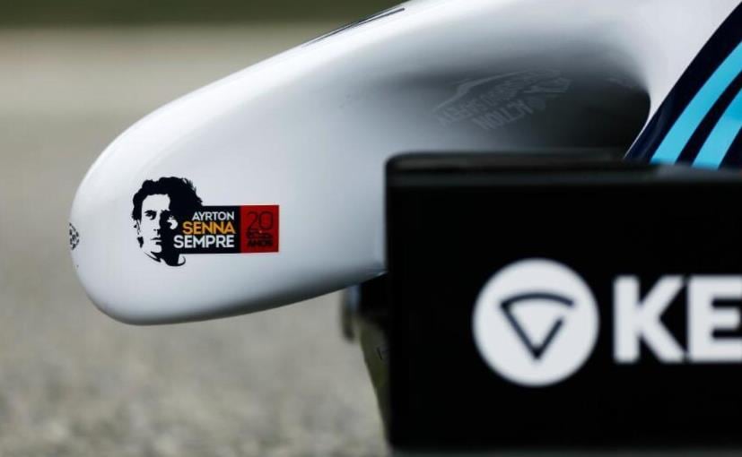 ayrton senna tribute williams