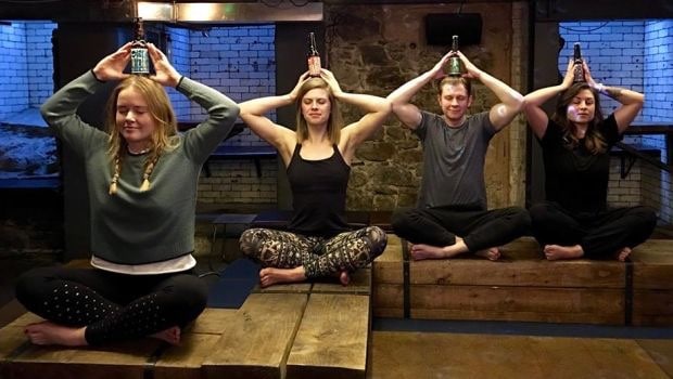 Beer Yoga Is a 2017 Fitness Trend That Sounds Quite Challenging
