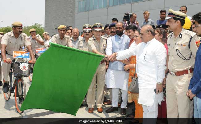 Delhi Police Launches Bicycle Patrols For Better Policing