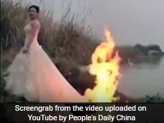 Photographer Sets Bride's Gown Ablaze. All For The Perfect Wedding Photo