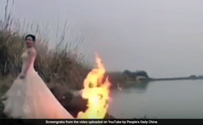 Photographer Sets Bride's Gown Ablaze. All For The Perfect Wedding Photo