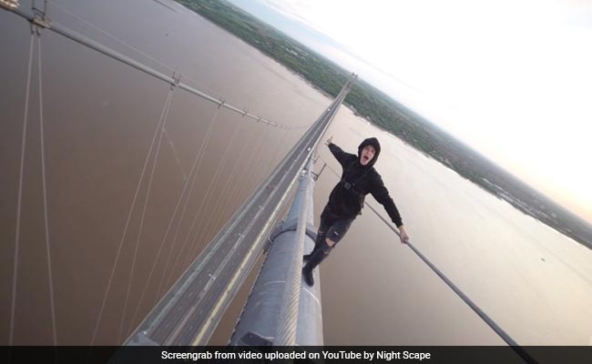 YouTubers Climb One Of England's Tallest Bridges In Extremely Scary Video