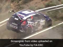 Rally Car Driver Narrowly Misses Falling Off Cliff In Viral Video