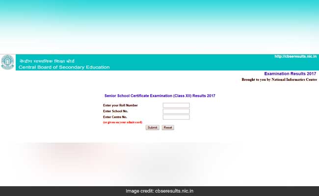 cbse class 12 result 2017