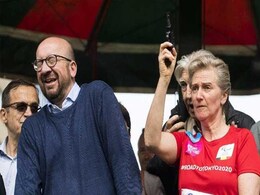Belgian Prime Minister Charles Michel Deafened By Royal Starting Gun Belgian Prime Minister Charles Michel Deafened By Royal Starting Gun
