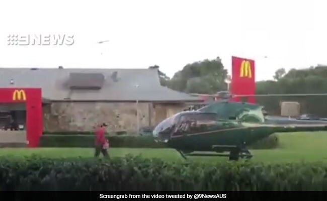 Pilot Lands Helicopter At McDonald's. He Was Hungry