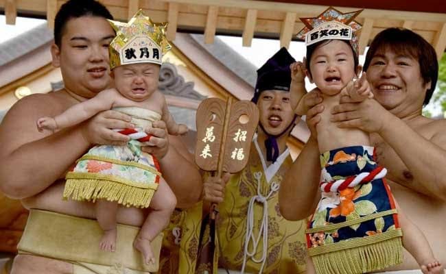 'Crying Sumo' Festival In Japan Leaves Babies In Tears