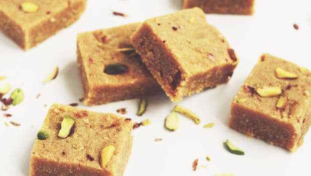 desserts besan barfi