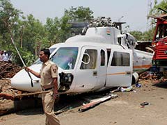 Debris Of Chopper That Crash-Landed With Devendra Fadnavis Moved To Mumbai
