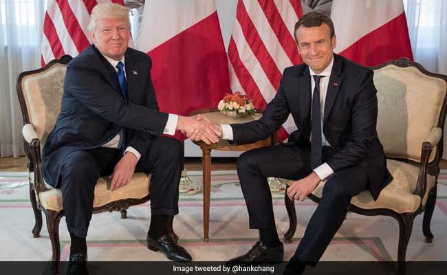 'I Take Leaders That People Give Me': Macron On Trump