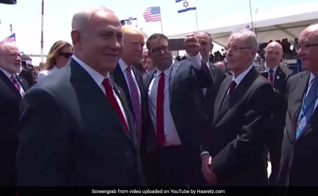 President Trump In Israel: An Awkward Selfie And Bonding Over Media Gripes