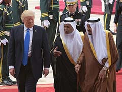 United States President Donald Trump Lands In Riyadh On First Leg Of Foreign Tour