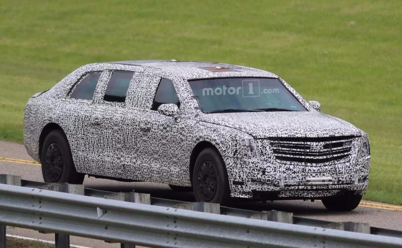 Donald Trump's Presidential Limousine Spotted Testing Again