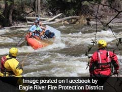 'Don't Let Go!' Dramatic Rescue Of Stranded Rafters Caught On Camera