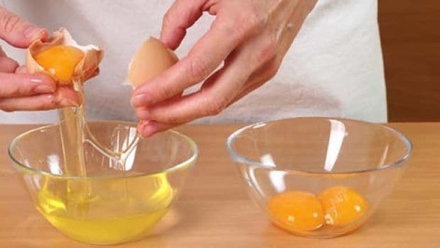 egg yolk hair pack