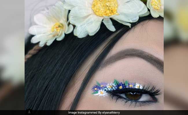 Florals For Spring? Instagram Loves This 'Groundbreaking' Eyeliner Trend