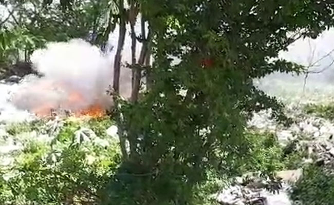 Bengaluru's Varthur Lake Moves From Froth To Fire, Smoke Fills The Air