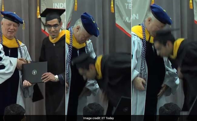Indian Student Touches American Dean's Feet, Twitter Cracks Up