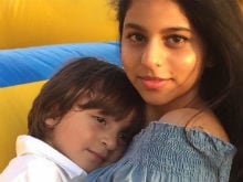Nothing To See Here. Just A Cute Pic Of Suhana And AbRam Khan