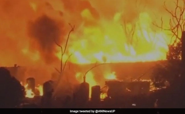 Massive Fire Breaks Out At Ghaziabad Chemical Factory