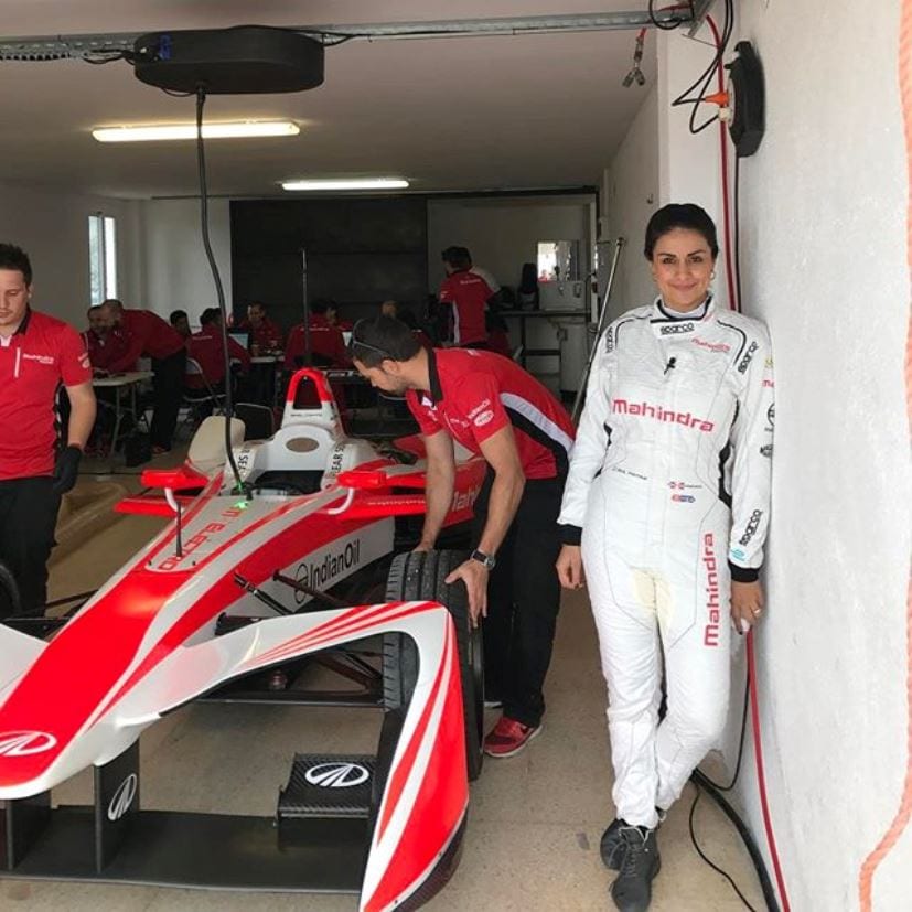 Gul Panag Shares Her Experience Of Driving Mahindra's Formula E Car Gul Panag Shares Her Experience Of Driving Mahindra's Formula E Car