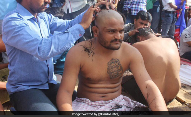 Hardik Patel Shaves Head, Tries To Kick Up Dust Ahead Of PM Narendra Modi's Visit