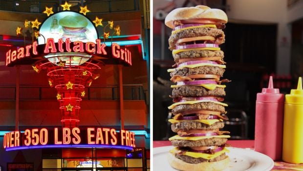 heart attack grill burger