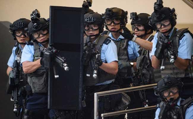 Dramatic Terror Drill Staged In Hong Kong Ahead Of China Visit