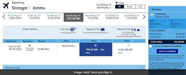 IndiGo Offers Tickets Under Rs 900 In Limited-Period ...