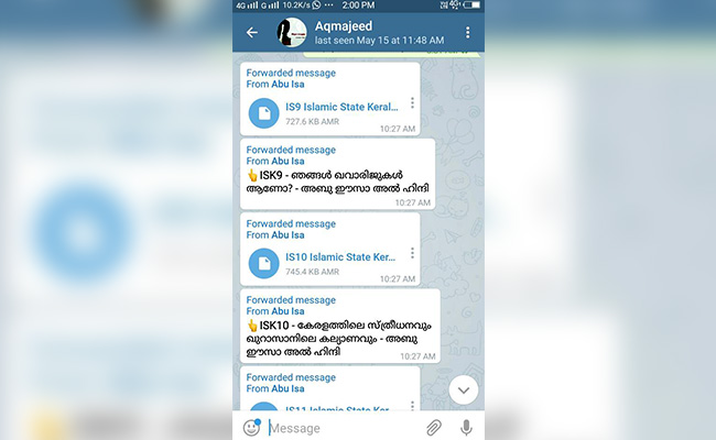 'Need Jihad, Not Prayer': ISIS Recruiter's WhatsApp Message In Malayalam