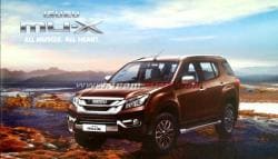 Isuzu MU-X SUV Brochure Leaked Ahead Of Launch