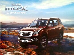 Isuzu MU-X SUV Brochure Leaked Ahead Of Launch Isuzu MU-X SUV Brochure Leaked Ahead Of Launch