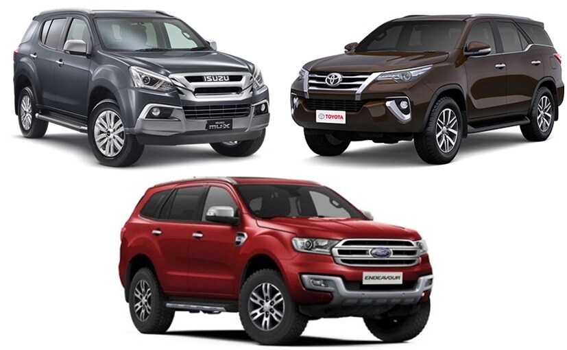 Isuzu MU-X vs Ford Endeavour vs Toyota Fortuner: Spec Comparison Isuzu MU-X vs Ford Endeavour vs Toyota Fortuner: Spec Comparison