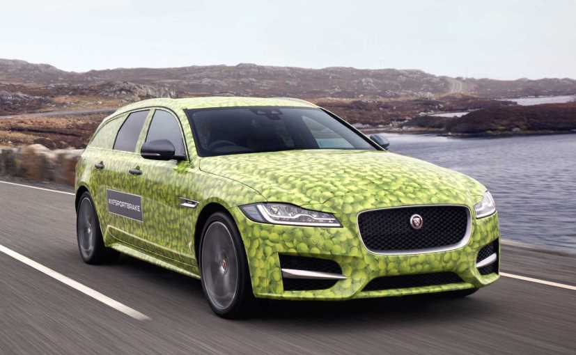 JLR Reveals Jaguar XF Sportbrake Camouflaged In Wimbledon Theme