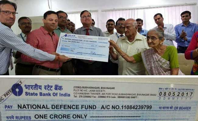 गुजरात : 84 साल के इस शख्स ने जवानों के लिए दान कर दी जीवनभर की कमाई...