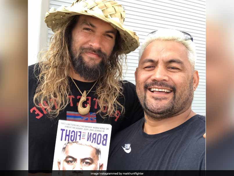 Game Of Thrones Star Khal Drogo aka Jason Momoa Performs The Haka For UFC Fighter Mark Hunt