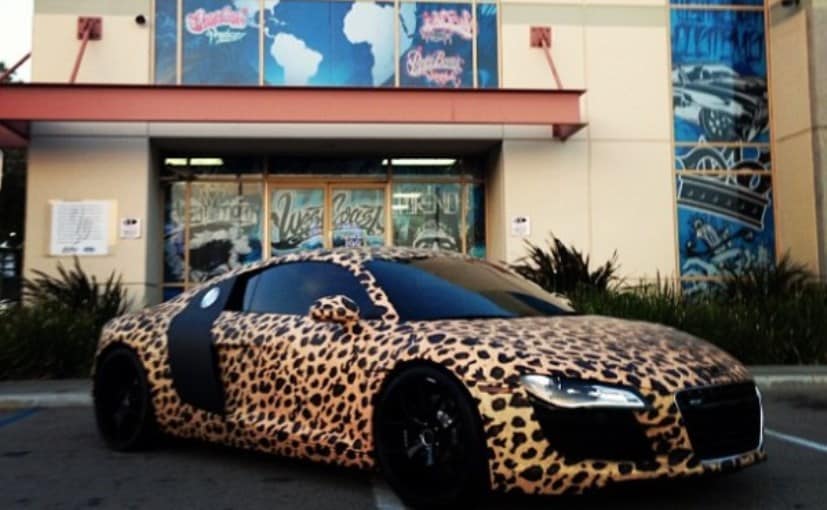 justin biebers customised audi r8