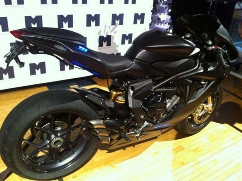 justin biebers customised mv agusta f3