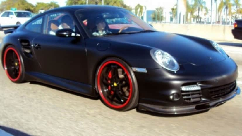 justin biebers customised porsche 997 turbo